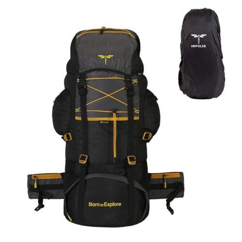 56DBAEC8-0B2B-49E4-A88D-C14ECB2A18CC Impulse rucksack bags 75 litres travel bag for men tourist bag for travel backpack for hiking trekking Bag for men camping thames blue bag with 1 Year Warranty